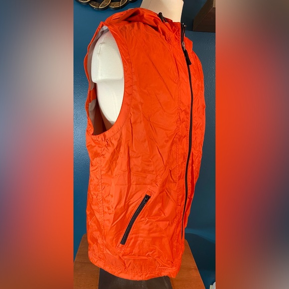 Vintage Gap Nylon Hooded Zip Up Vest  Y2K - Picture 3 of 12